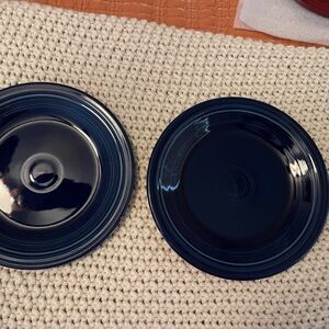 Fiesta ware Cobalt 2 Ceramic Plates